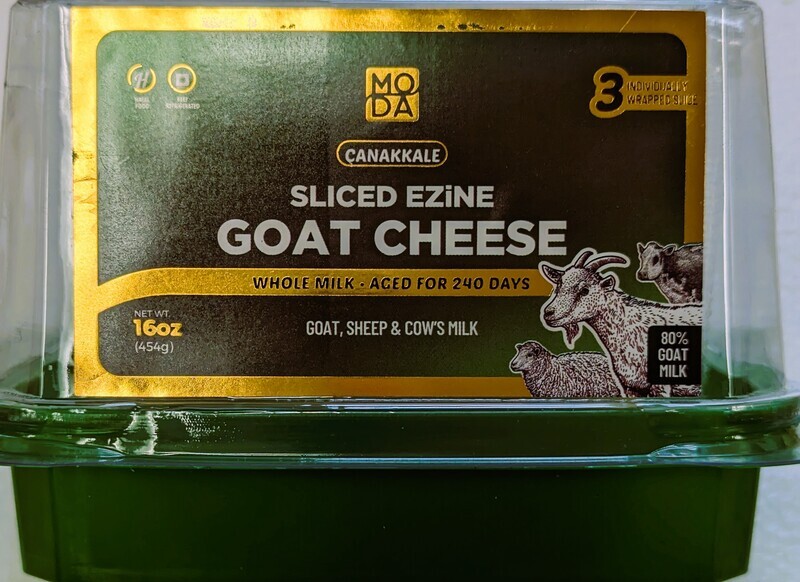 MODA Ezine Goat Cheese Sliced 16oz