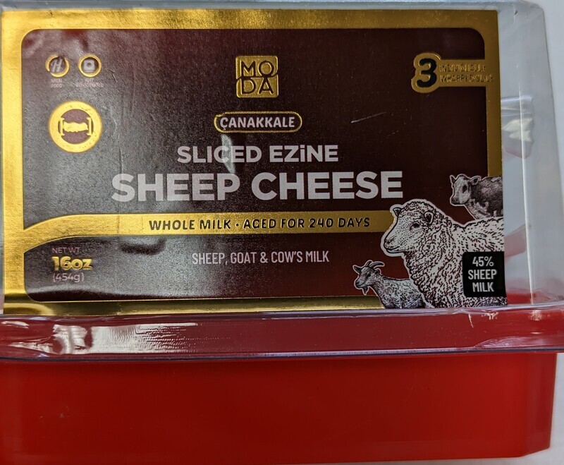 MODA Ezine Sheep Cheese Sliced 16oz