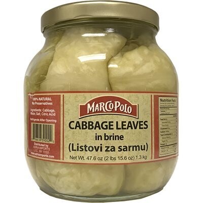 Marco Polo Cabbage Leaves 47.6Oz Jar