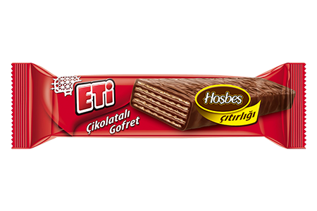 ETI Cikolatali Gofret -Milk Chocolate Wafers 34Gr