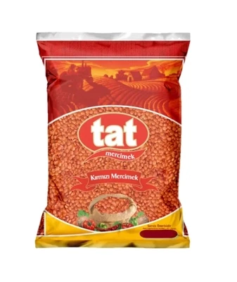Tat Split Red Lentils 1kg Kirmizi Mercimek