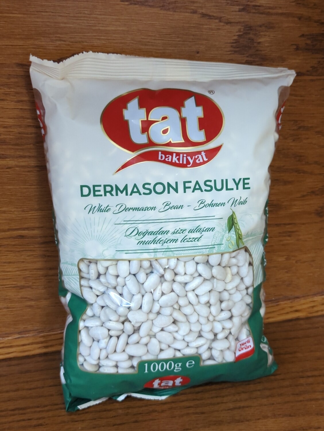 TAT White Dermason Beans Fasulye 1kg