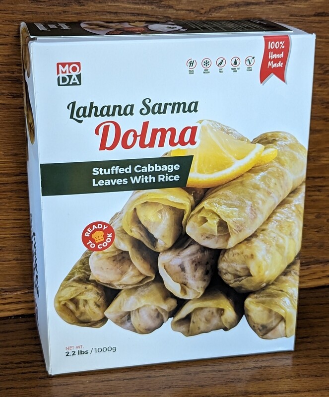 MODA Dolma Lahana Sarma - Stuffed Cabbage Leaves with Rice 1000g