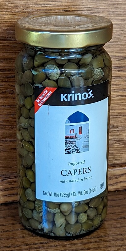 KRINOS Capers Jar 8oz