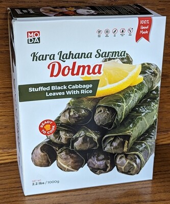 MODA Dolma Kara Lahana Sarma - Stuffed Black Cabbage Leaves with Rice 1000g