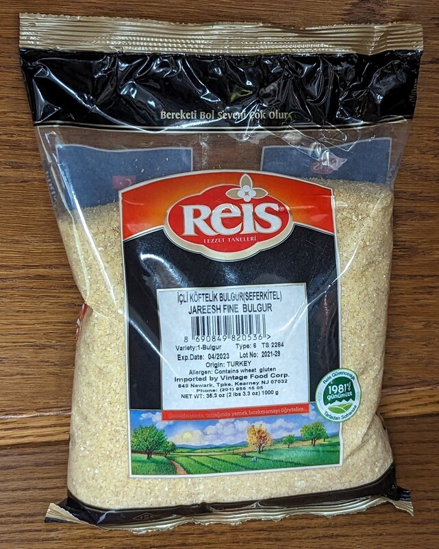REIS Icli Koftelik Bulgur Seferkitel - Fine Bulgur 1kg