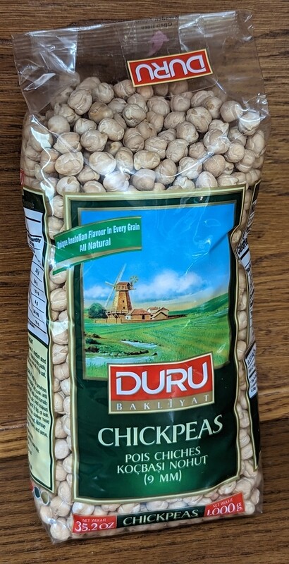 DURU Chickpeas 9mm 1000g Kocbasi Nohut