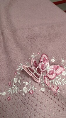 OZDILEK Mariposa Purple Havlu - Towel 50*90