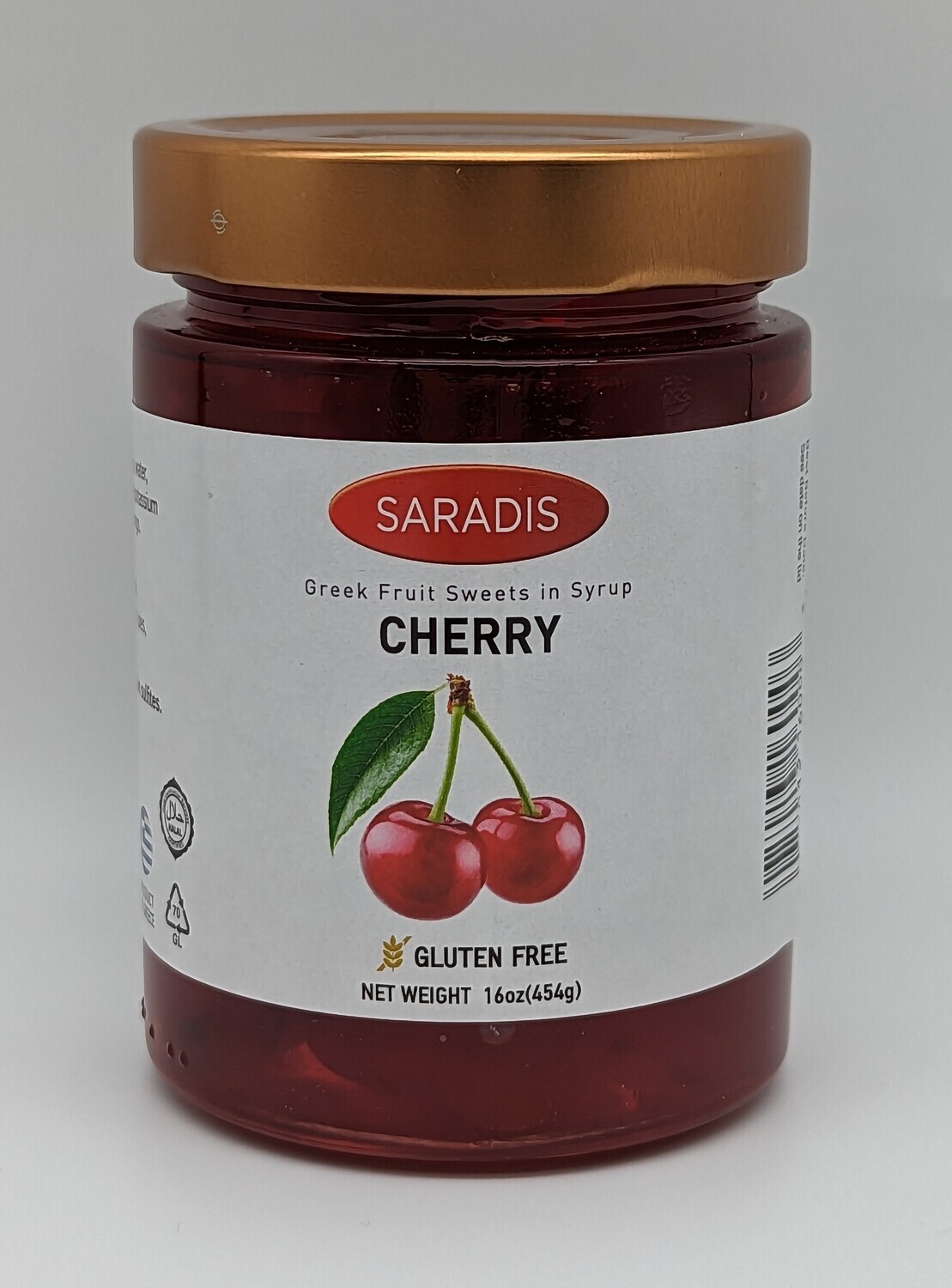 SARADIS Cherry Sweets Whole 16oz - Kiraz Receli