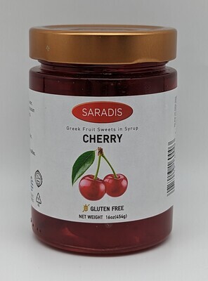 SARADIS Cherry Sweets Whole 16oz - Kiraz Receli