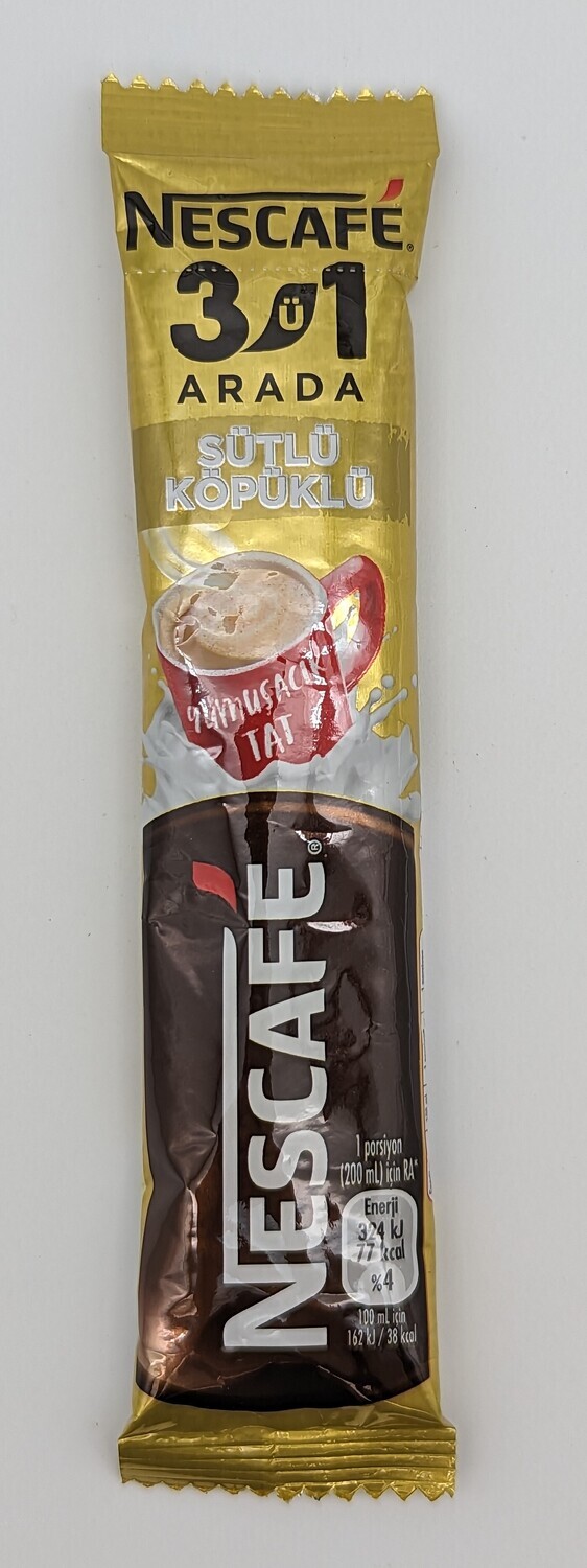 Nescafe 3 in 1 Arada Sutlu Kopuklu 17.4g