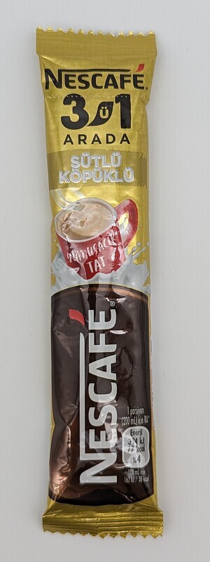 NESCAFE 3 in 1 Arada Sutlu Kopuklu 17.4g