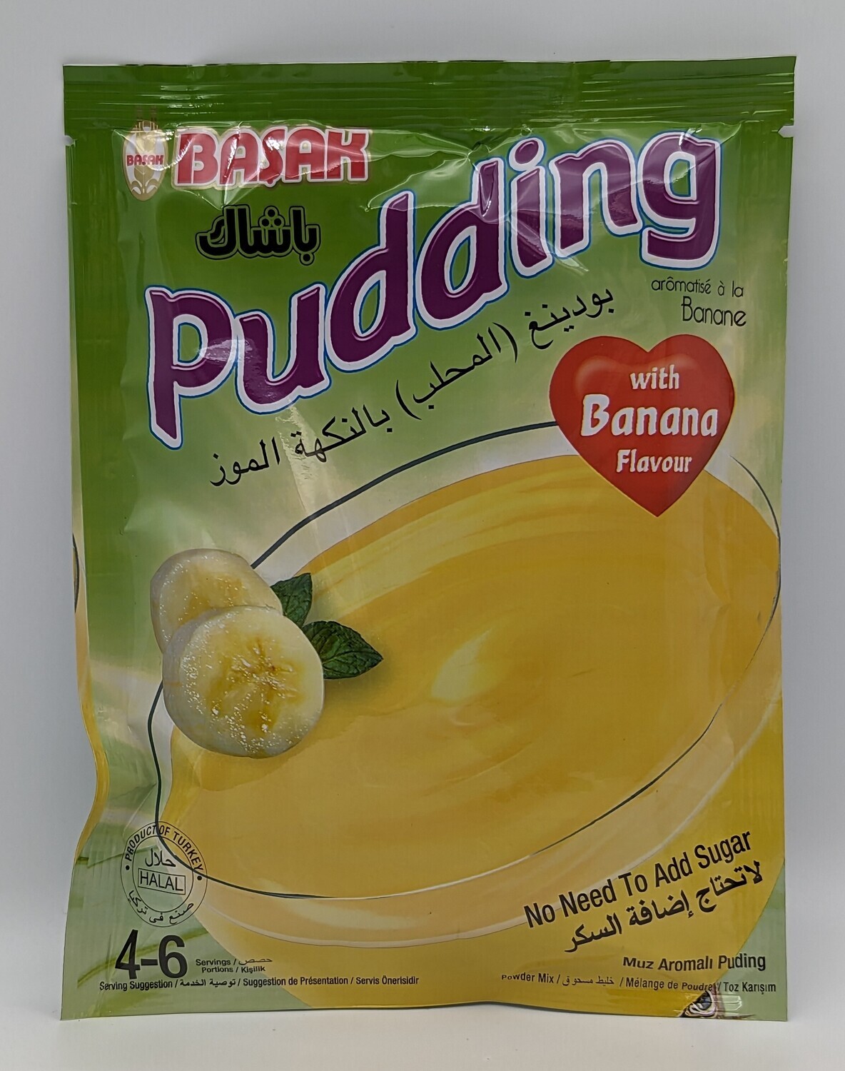 BASAK Pudding with Banana Flavor 130g