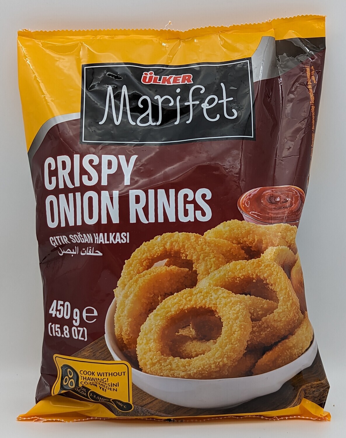 ULKER Marifet Crispy Onion Rings - Citir Sogan Halkasi 450g
