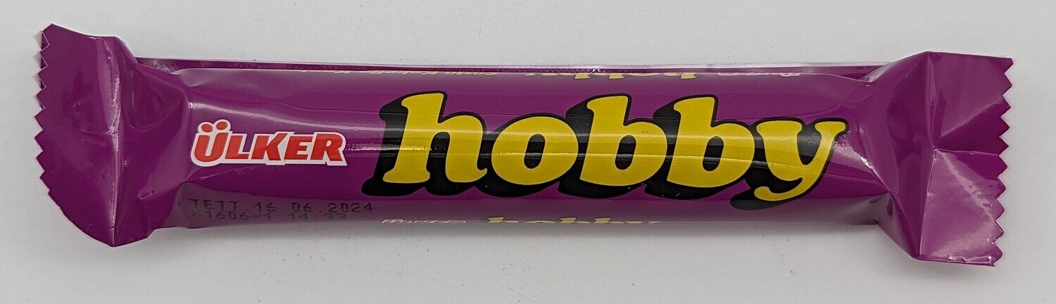 ULKER Hobby Milk Chocolate Bar with Hazelnut 25g