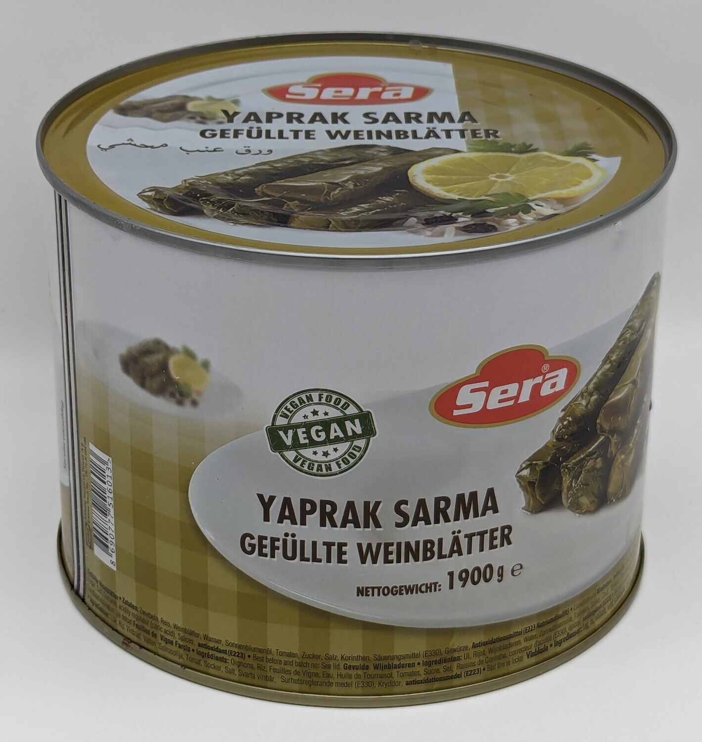 SERA Yaprak Sarma - Stuffed Vine Grape Leaves with Rice 1900g
