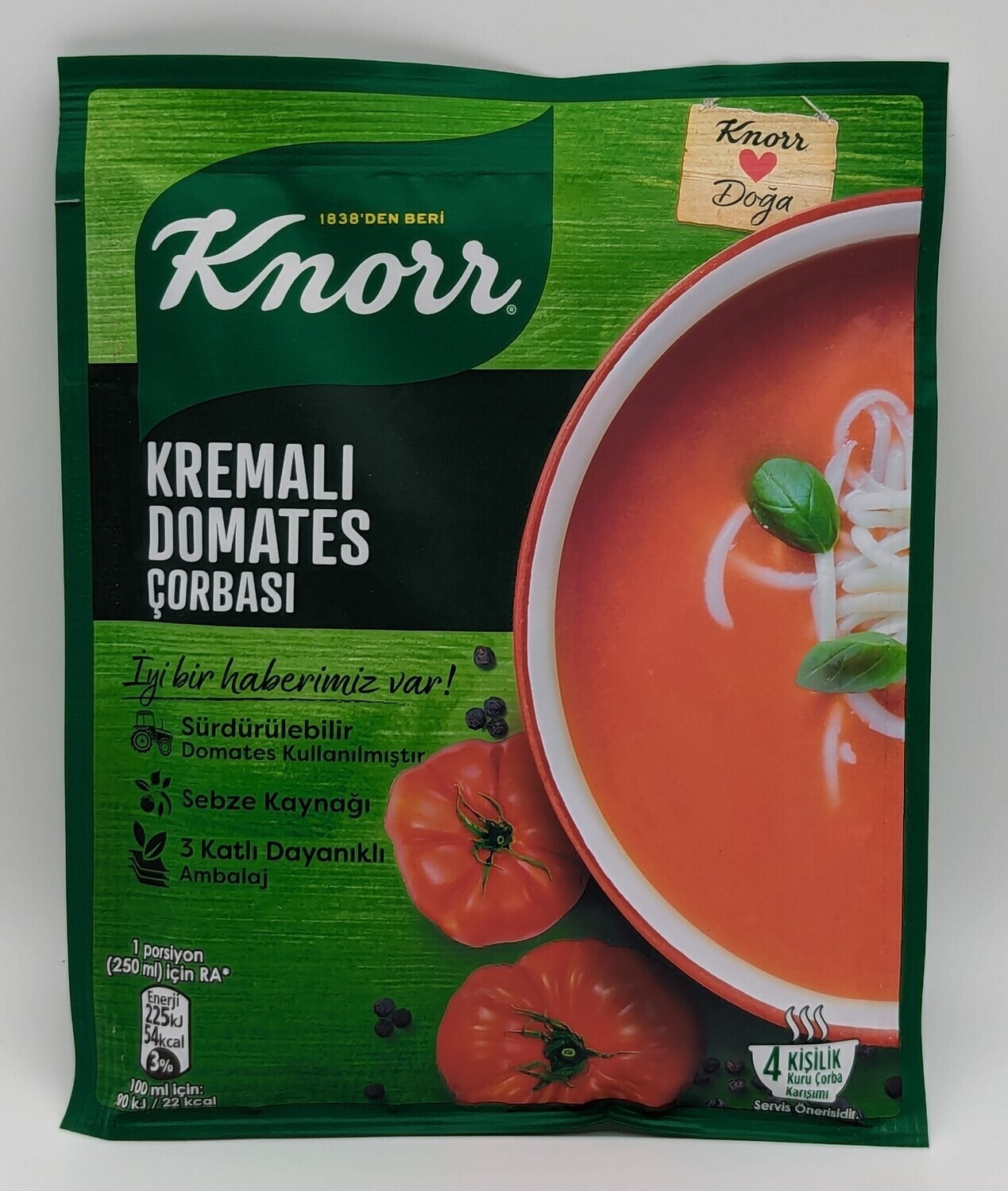 KNORR Creamy Tomato Soup - Kremali Domates Corbasi 69g