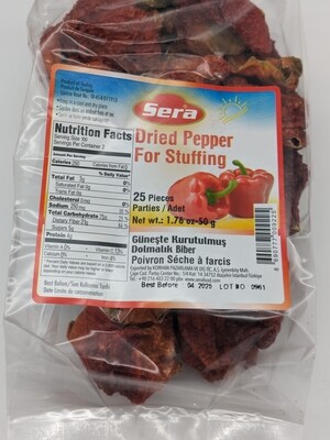 SERA Dried Pepper mild- Kuru dolmalik biber