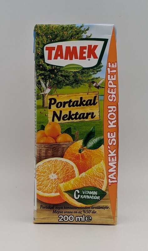 TAMEK Orange Nectar Juice 200mL