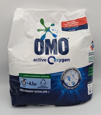OMO Active Oxygen Powder Detergent - Toz Camasir Deterjani 4.5kg