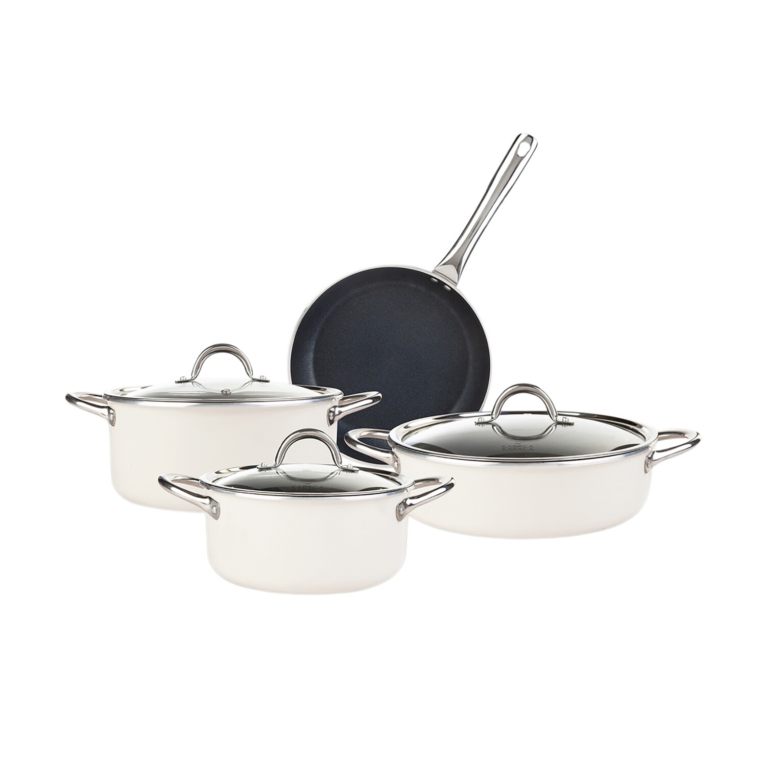 KARACA Bio diamond 7 Pieces Pot Set Basic Cookware