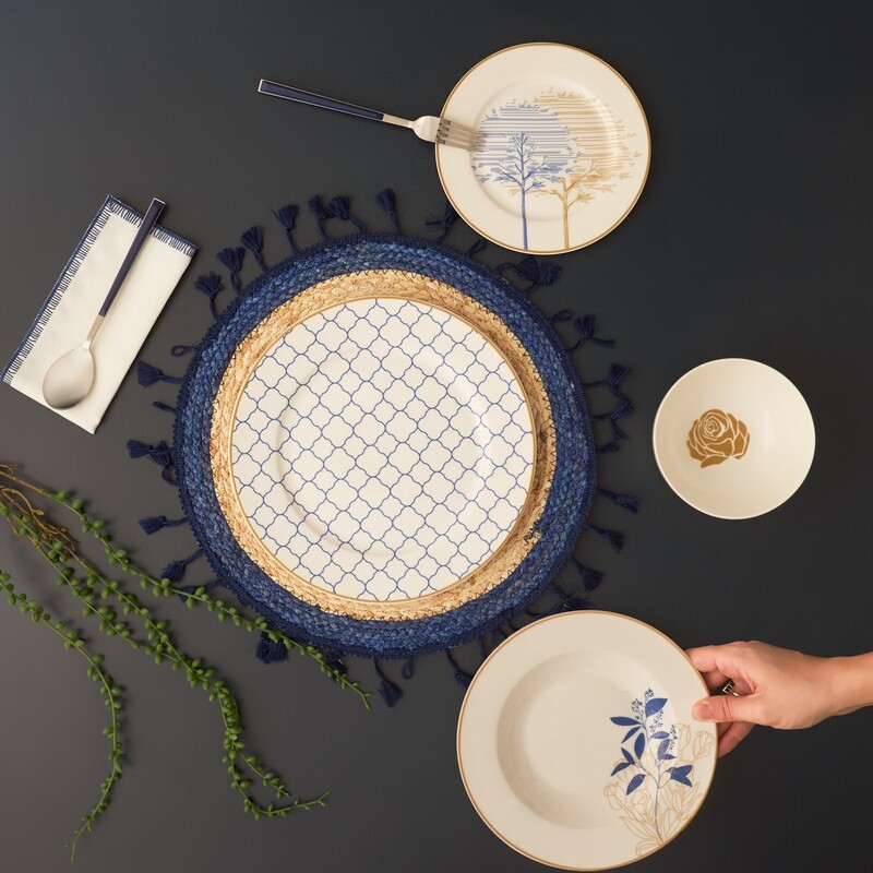 KARACA Enyal 24 Pieces Dinnerware Set