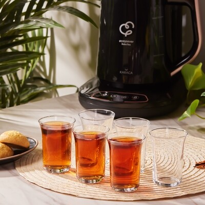 KARACA Zoe 6&#39;Li Tea Glass