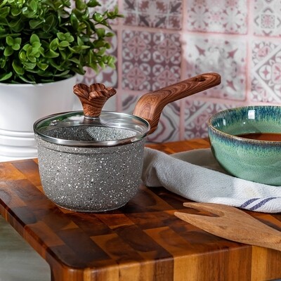KARACA Dark Silver Mini Sauce Pan 10cm Sutluk