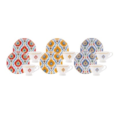 KARACA Regger 6 Person Kahve Fincani - Turkish Coffee Set
