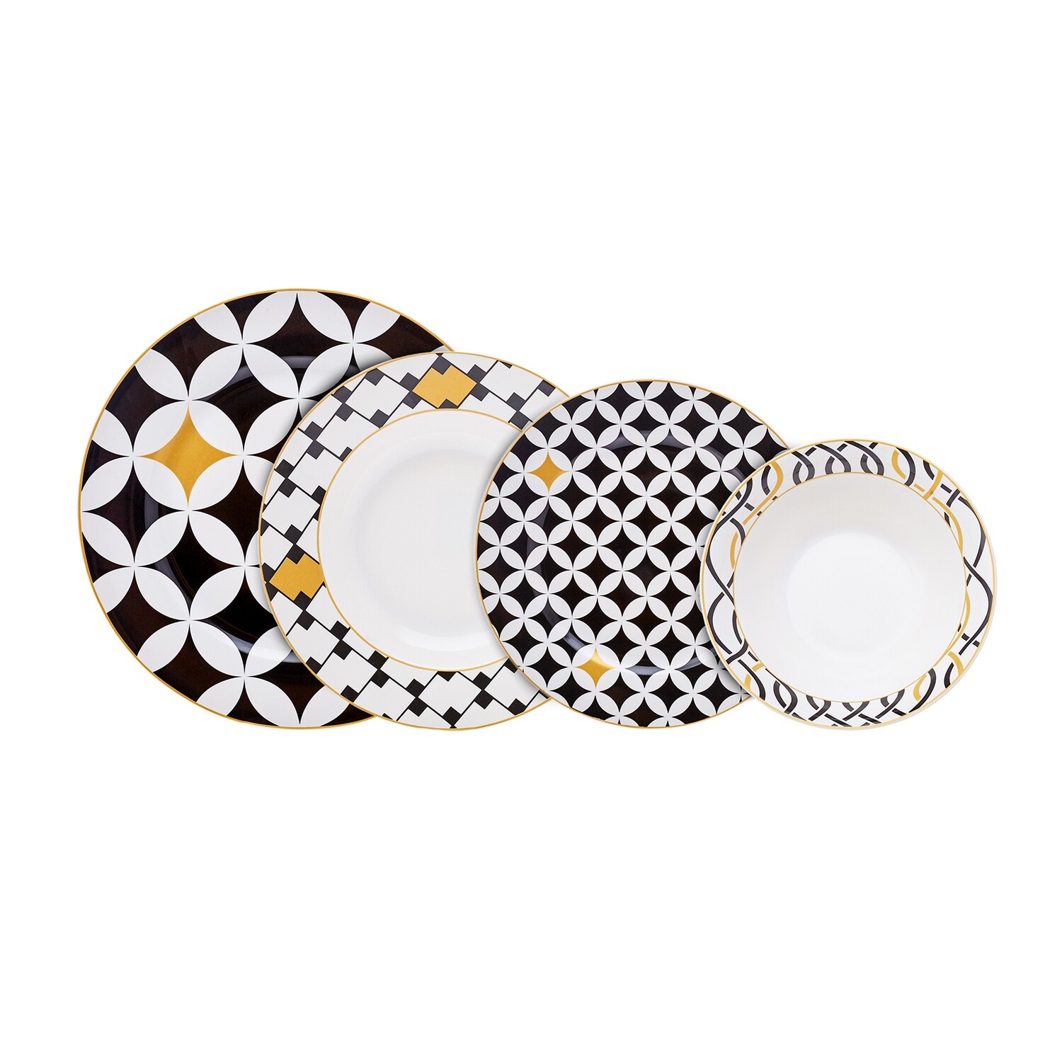 KARACA (OPEN BOX) Boldi 24pcs Dinnerware Set