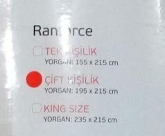 OZDILEK Yorgan Quilt Ranforce Cift Kisilik - Queen Beyaz