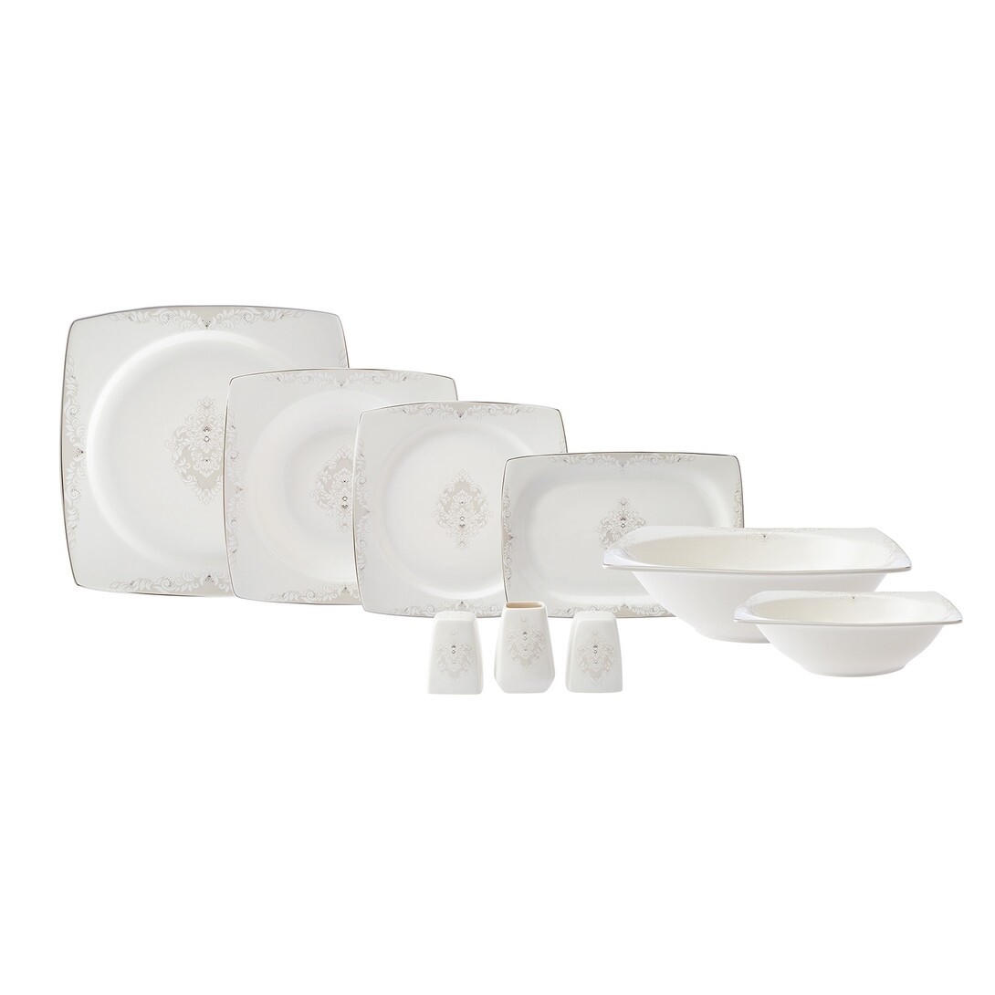 KARACA Branco 57 Pieces Dinner Set Nb Square