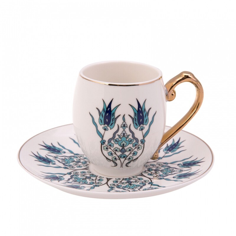 KARACA Iznik For 6pcs Coffee Cups
