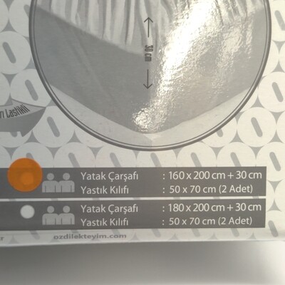 OZDILEK Carsaf Fitted Yastikli - With Pillows Ranforce 160*200 Kirmizi Trendy