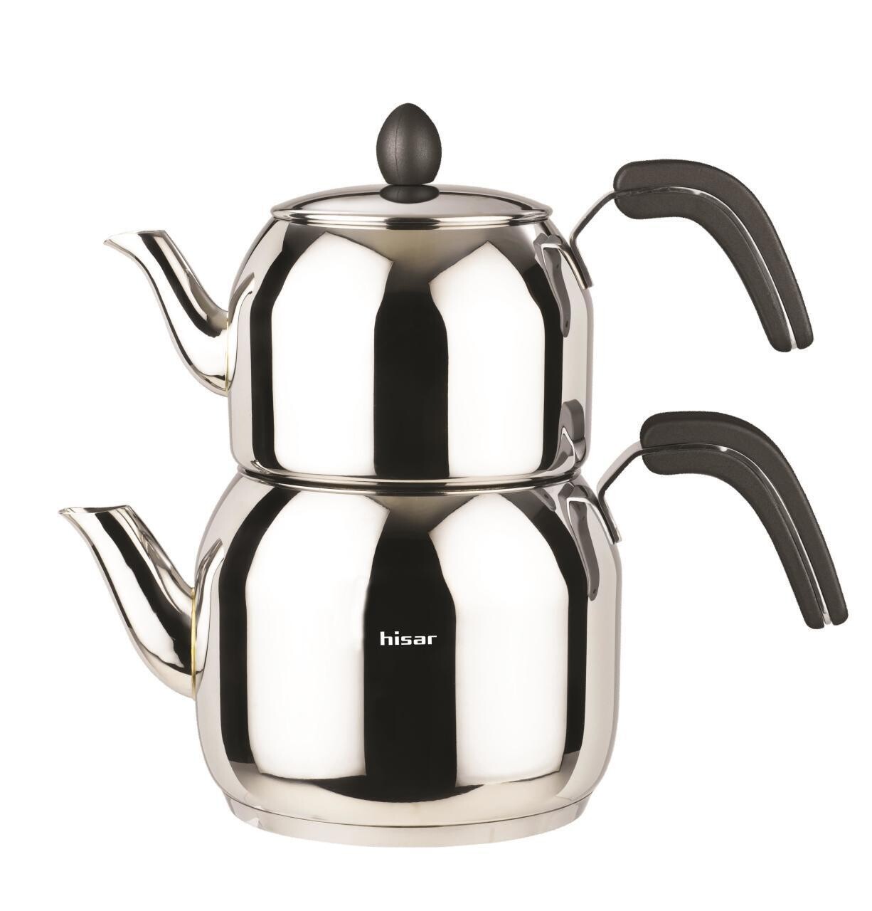 HISAR Monaco Black Tea Pot - Teapots - Caydanlik Set Big