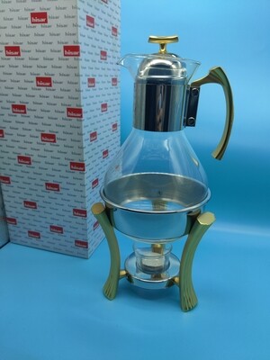 HISAR Milan Tea & Coffee Serving Set Candle Warmer Glitter Gold