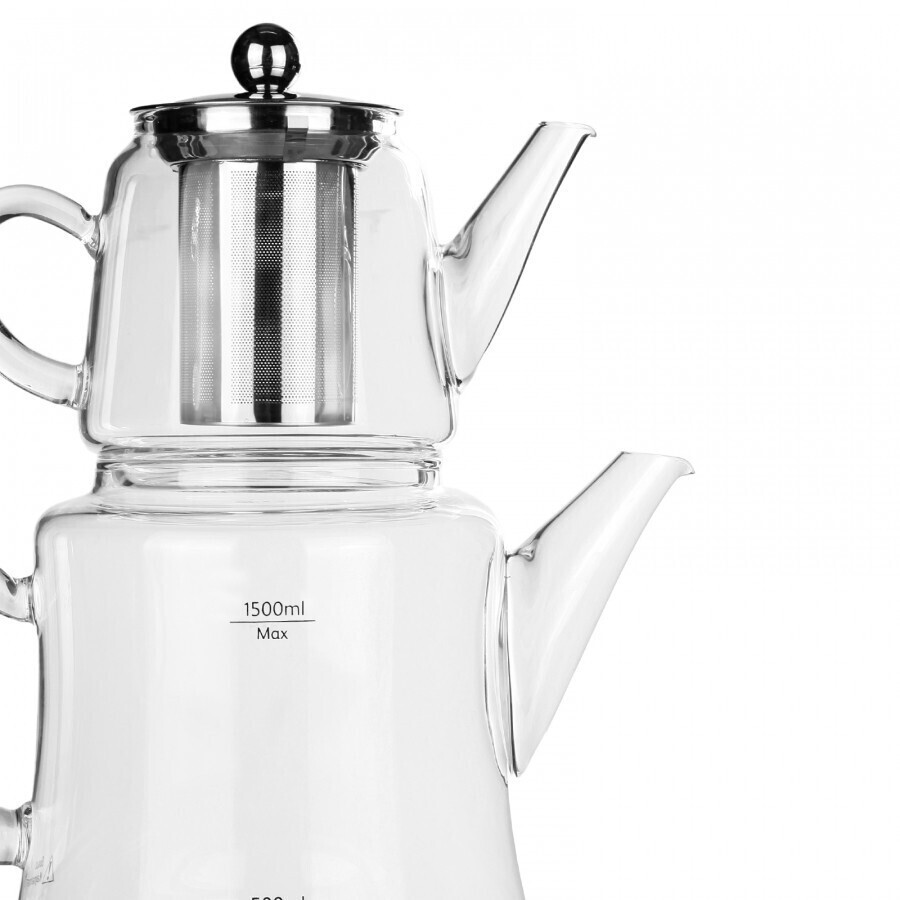 KARACA Dora Cam Caydanlik - Tea Pot