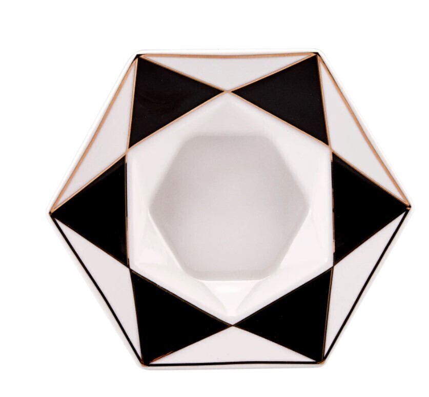 KARACA Hexagon 6 Person Coffee Set