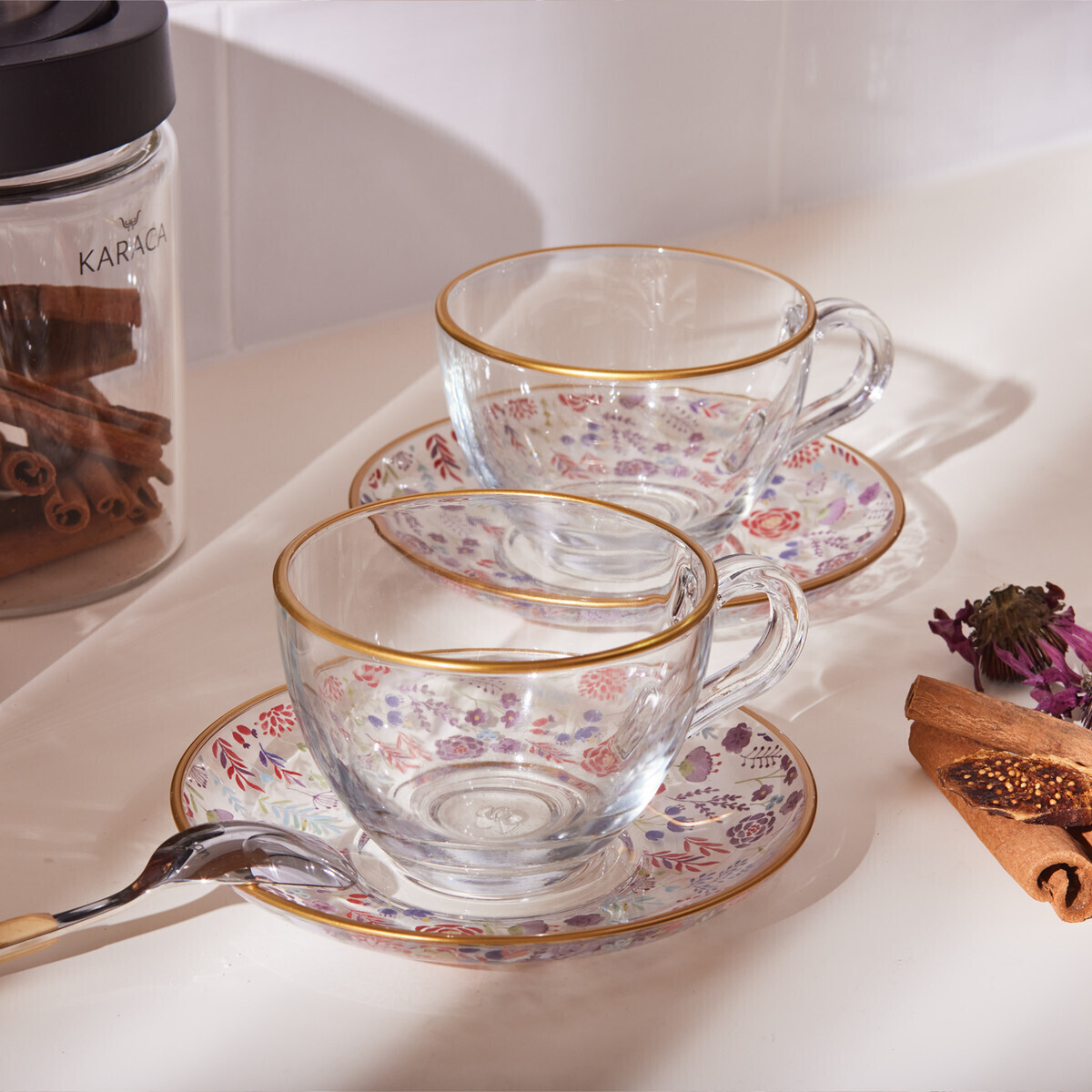 KARACA Elenie 6 Person Tea Cup