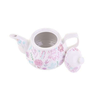 KARACA Levin Enamel Porcelain Tea Pot - Teapots - Caydanlik Set