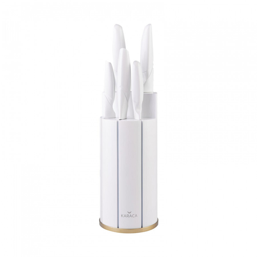 KARACA Retro Beyaz 6 Pieces Knife Set