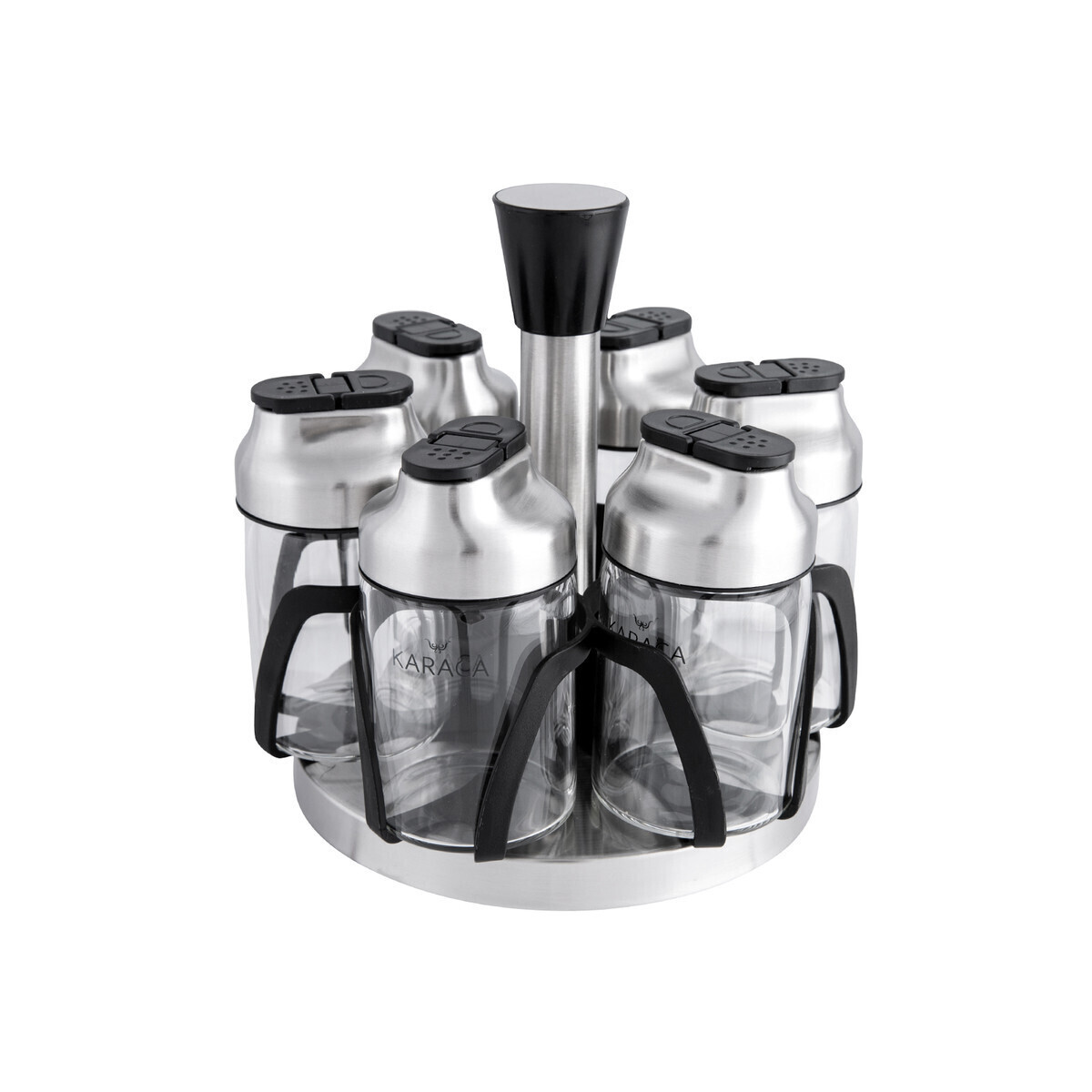 KARACA Dimple Steel 7 Pieces Spice Set