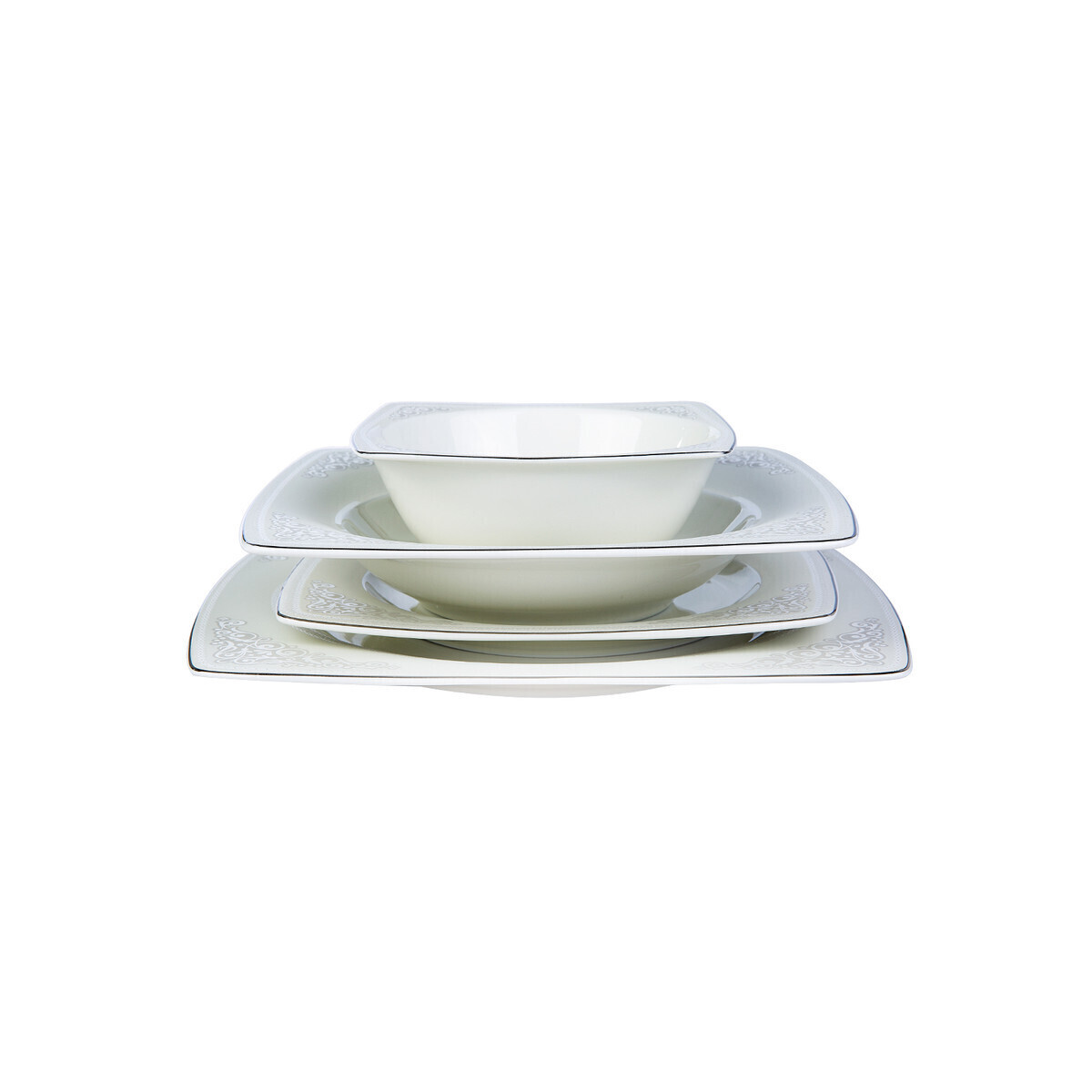 KARACA Zeyna 60pcs Dinnerware Set Square