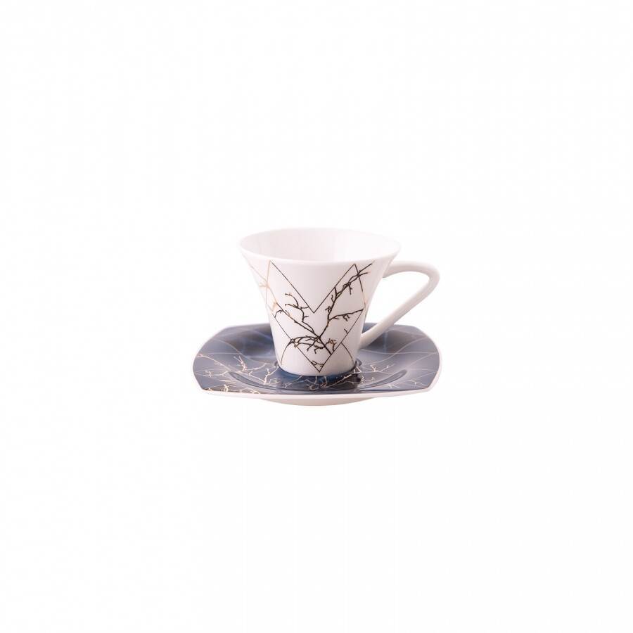 KARACA Fine Pearl Midnight 26 Pieces Breakfast Set Square