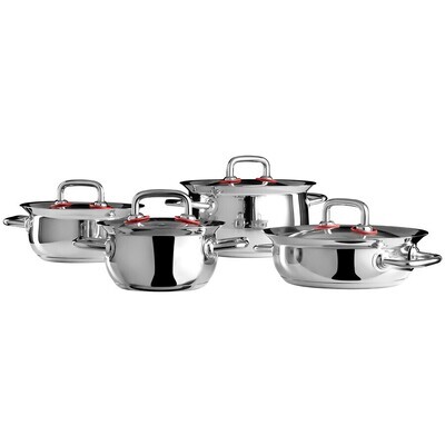 KARACA Power Steel Pro Osaka 8 Pieces Steel Cookware Set