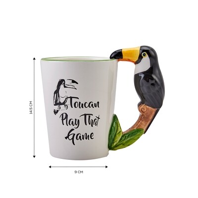KARACA Animal Parrot Mug