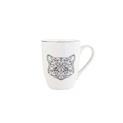 KARACA Draft Cat Mug Set Of 2