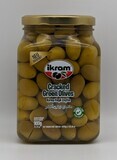 IKRAM Cracked Green Olives, Angle 1.