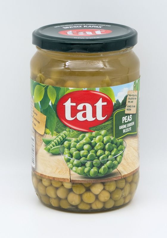 TAT Green Peas - Taze Bezelye (Glass) 720mL 680g/420g