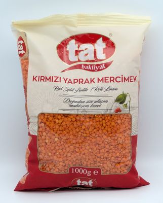 TAT Red Split Lentils - Kirmizi Yaprak Mercimek 1kg